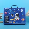 Kunstmalset Extralink Blue Astronaut — 88 Teile (Farben, Pinsel, Zubehör)