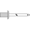 Blindniet GESIPA 4,0×8,0 mm Aluminium/Stahl, 500 Stück