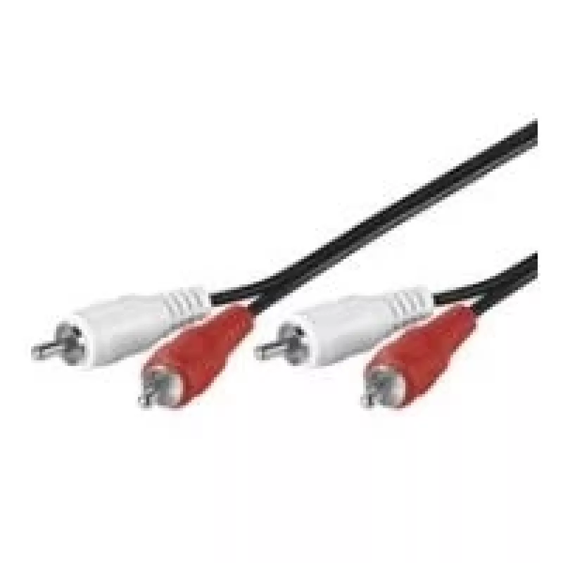 Wentronic Goobay RCA-Verbindungskabel, 15 m - 2x RCA-Stecker (Audio links/rechts) > 2x RCA-Stecker (Audio links/rechts) (50340)