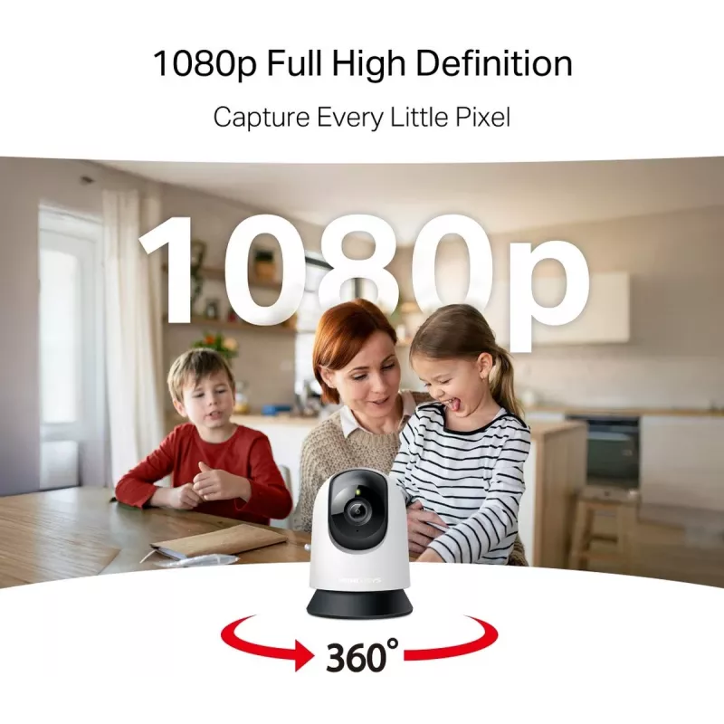 TP-LINK Mercusys MC200 Pan/Tilt Heim-WLAN-Sicherheitskamera