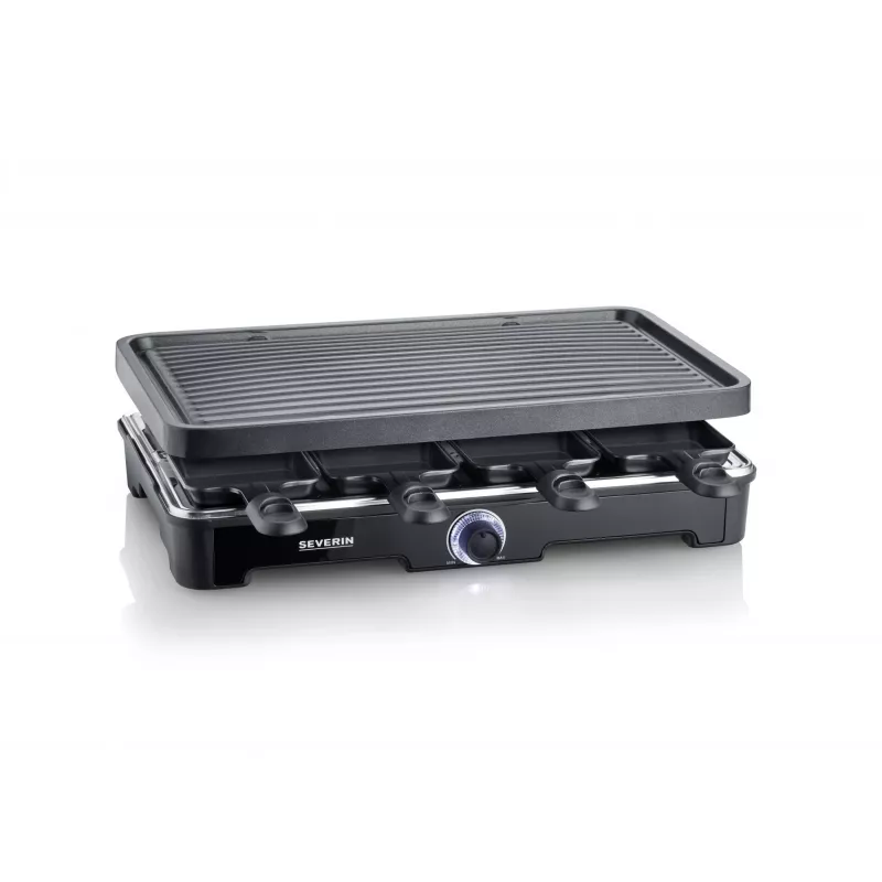 Raclette-Grill Severin RG 9670 8 Personen 1400 W Schwarz
