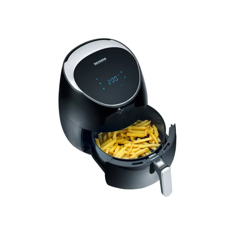 Heißluftfritteuse FR 2445 XXL (schwarz/silber, 2.000 Watt, Korb 5 L)