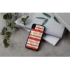 Smartphone-Hülle iKins für iPhone XR — kurzes Cake-Design, schwarz