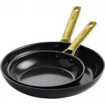 GreenPan Padova Reserve 2-teiliges Bratpfannenset 20+26cm Schwarz (CC008480-001)