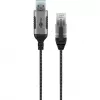 Goobay Ethernet-Kabel USB-A 3.0 auf RJ45 schlank 1 m – verbindet Router, Modem oder (74393)