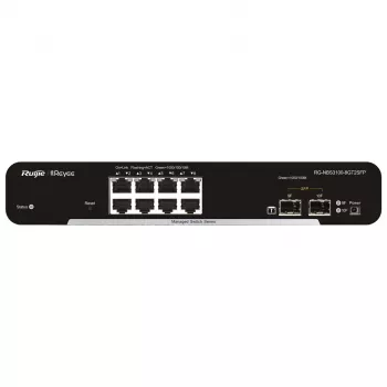 Ruijie Networks RG-NBS3100-8GT2SFP Netzwerk-Switch Managed L2 Gigabit Ethernet (10/100/1000) Schwarz