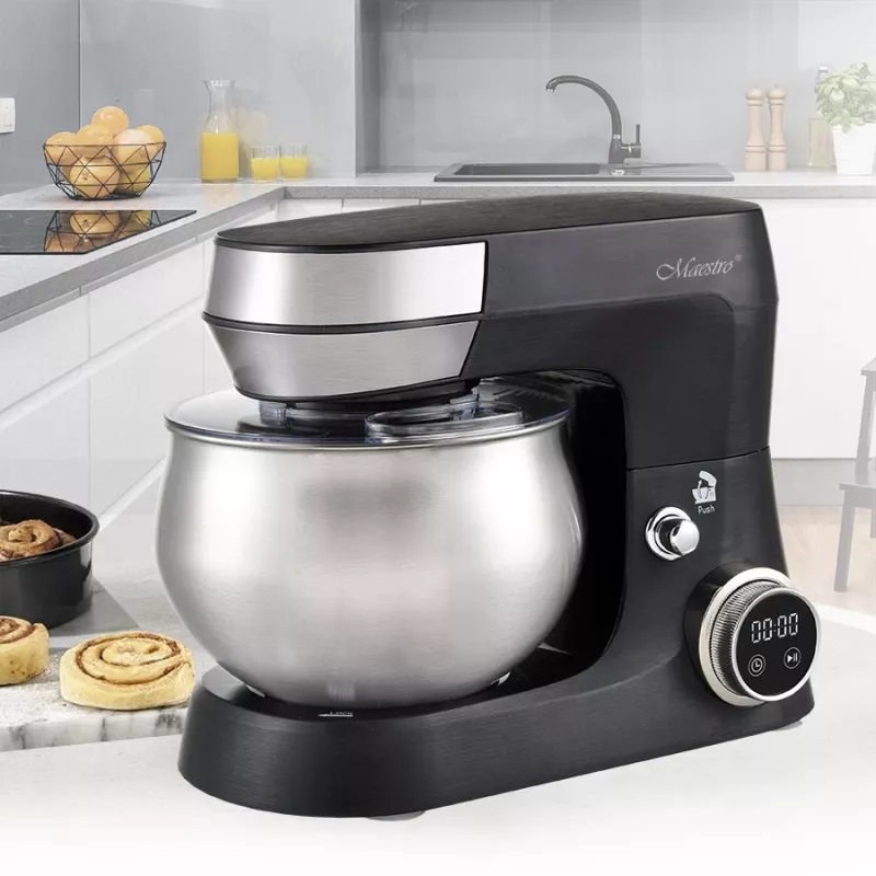 Feel-Maestro MR-558 Planetenrührwerk mit 5 l Schüssel, 2000 W Schwarz