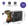 Netzteil QOLTEC Gaming Miner 1600W Gold, 1600 W, ATX, Gold-Effizienz