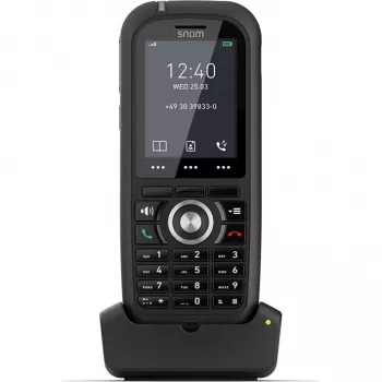 Snom M80 DECT-Telefonhörer mit Rufnummernanzeige Schwarz