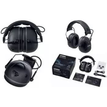 Gehörschutz UVEX aXess one Bluetooth Kapselgehörschützer, Dual-Verbindungsmodus, Modell 2640001