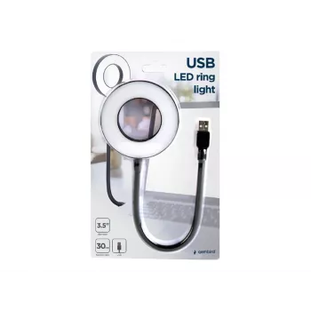 Gembird NL-LEDRING-01 USB-LED-Ringleuchte | Weiß 6500K