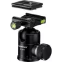 Stativ-Kugelkopf Mantona Onyx 12 21459 mit 3/8-Zoll-Montage und Schnellwechselplatte
