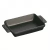 Rechteckiges Mini-Backblech Staub 250 ml, Schwarz