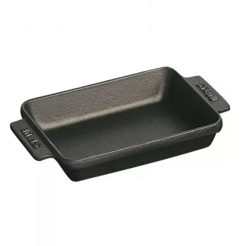 Rechteckiges Mini-Backblech Staub 250 ml, Schwarz