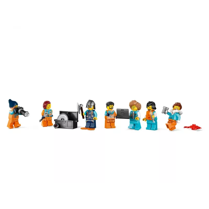 Konstruktionsspielzeug LEGO City Arktis-Expeditionsschiff 60368 — 815 Teile, 7+ Jahre, enthält 4 Minifiguren