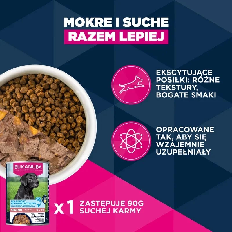 Trockenfutter für Hunde EUKANUBA Mature Small Chicken 3 kg — für ausgewachsene Hunde kleiner Rassen