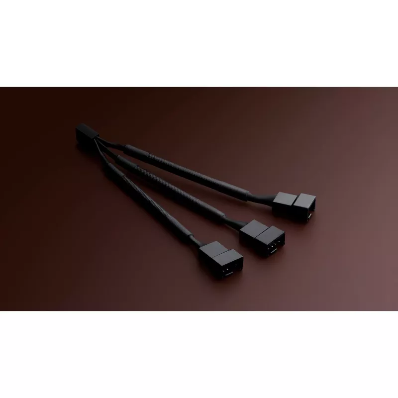 Splitterkabel NA-SC1 Sx2 schwarz, 13,5cm, 2 Stück, für PWM Lüfter