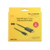 Videokabel-Adapter DeLOCK 85259 USB Typ-C zu HDMI 2m Schwarz