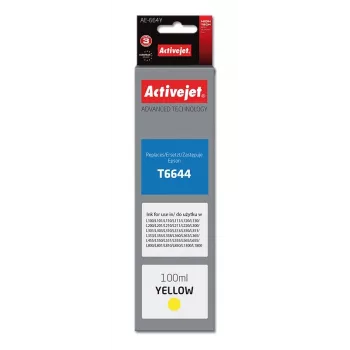 Activejet AE-664Y Tinte (Ersatz für Epson T6644; Supreme; 100 ml; gelb)