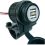 Outdoor-Ladegerät Albrecht 73700 GPS Smartphone Batterie 12-18V 5V 2 USB