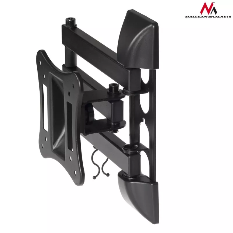 Wandhalterung für TV/Monitor MACLEAN MC-719, für Bildschirme bis 68,6 cm (27 Zoll), max. 15 kg, VESA 100x100, schwarz