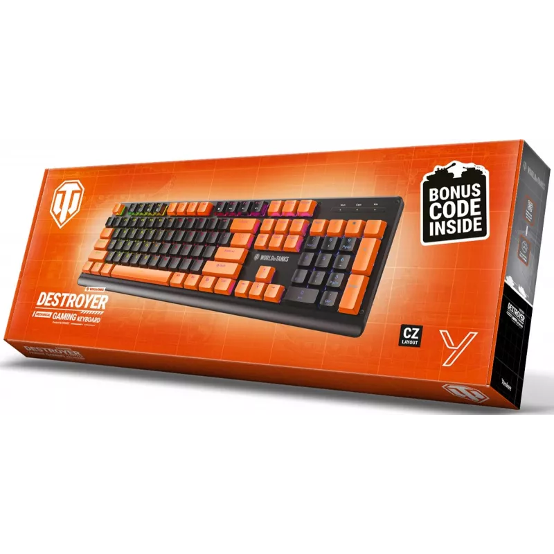 Mechanische Tastatur YENKEE DESTROYER WT300 beleuchtet limitierte Edition