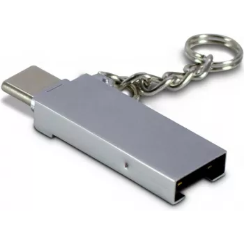 Kartenlesegerät Inter-Tech 88885469 USB 2.0 Typ-A/Typ-C Intern Zink