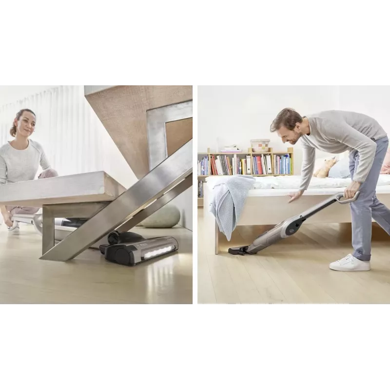 Bosch BBH3ALL23 Stabstaubsauger/Handstaubsauger 2-in-1 Stabstaubsauger Batterie Trocken Beutellos 0,4 l Champagner, Metallic
