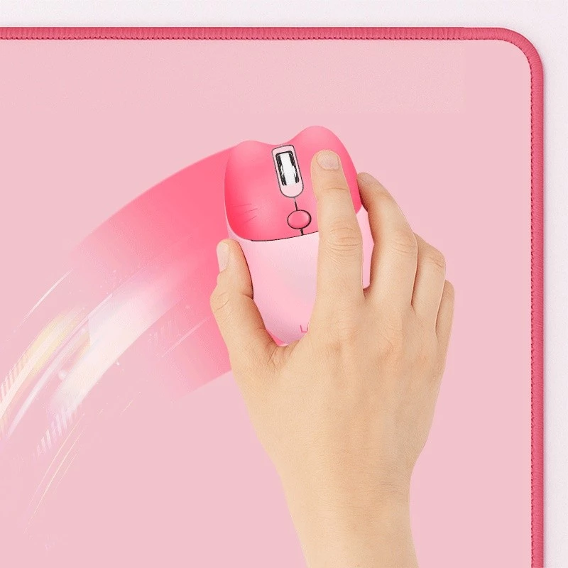 XXL Schreibtischunterlage für Maus und Tastatur, pink