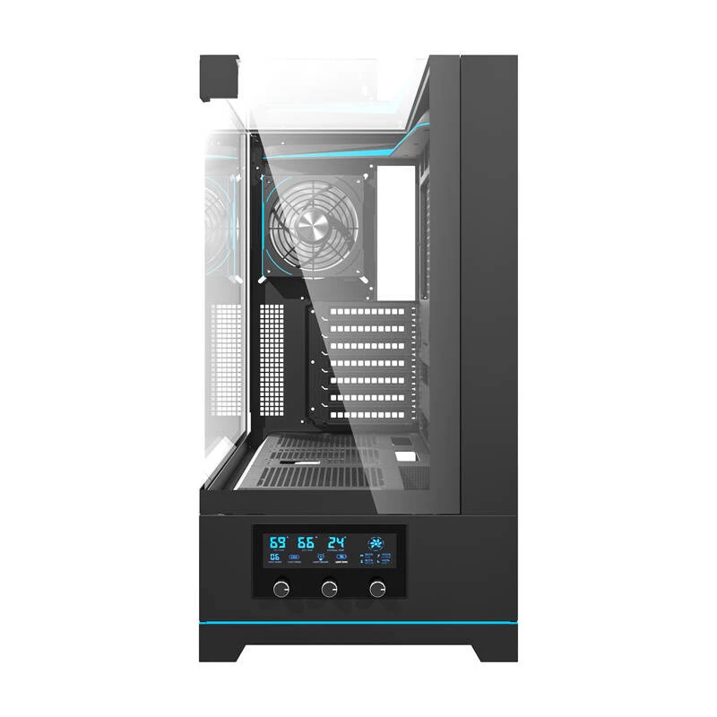 Darkflash DY450 PRO PC-Gehäuse (schwarz) + 1 Lüfter
