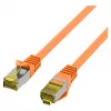 RJ45 Patchkabel Cat.6A S/FTP LSZH Cat.7 Rohkabel orange