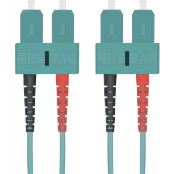 Netzwerkkabel helos LWL - Patchkabel - SC Multimode - 0,5 m - Glasfaser - Kabel - Netzwerk