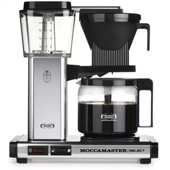 Moccamaster KBG Select Kaffeemaschine Poliertes Silber
