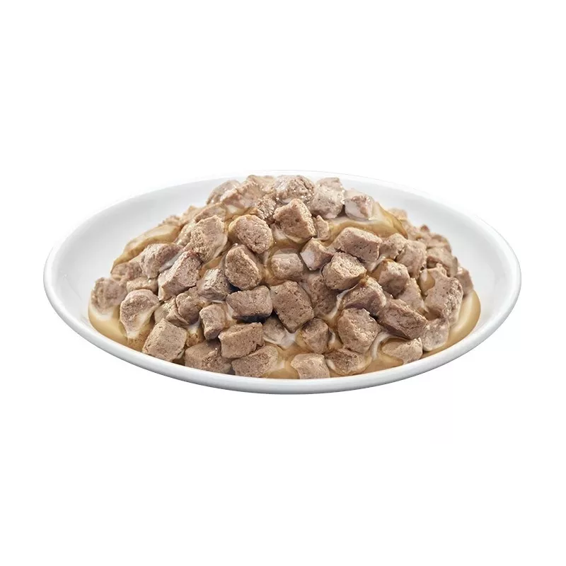 PREVITAL Katzenfutter Steril Geflügel in Sauce - Nassfutter für Katzen - Beutel 100 g