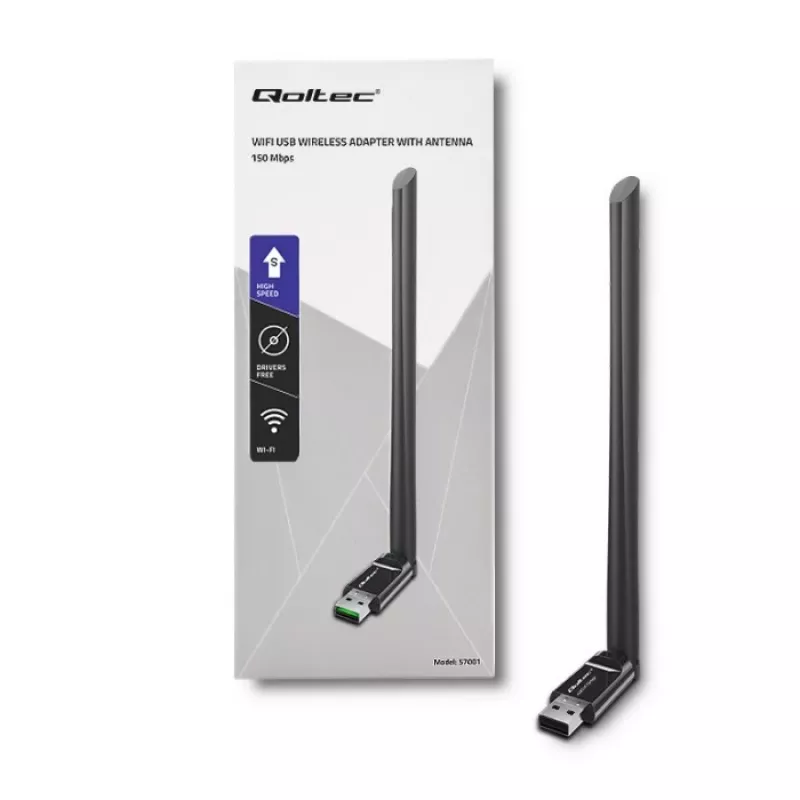 Netzwerkkarte Qoltec 57001 WLAN 150 Mbit/s