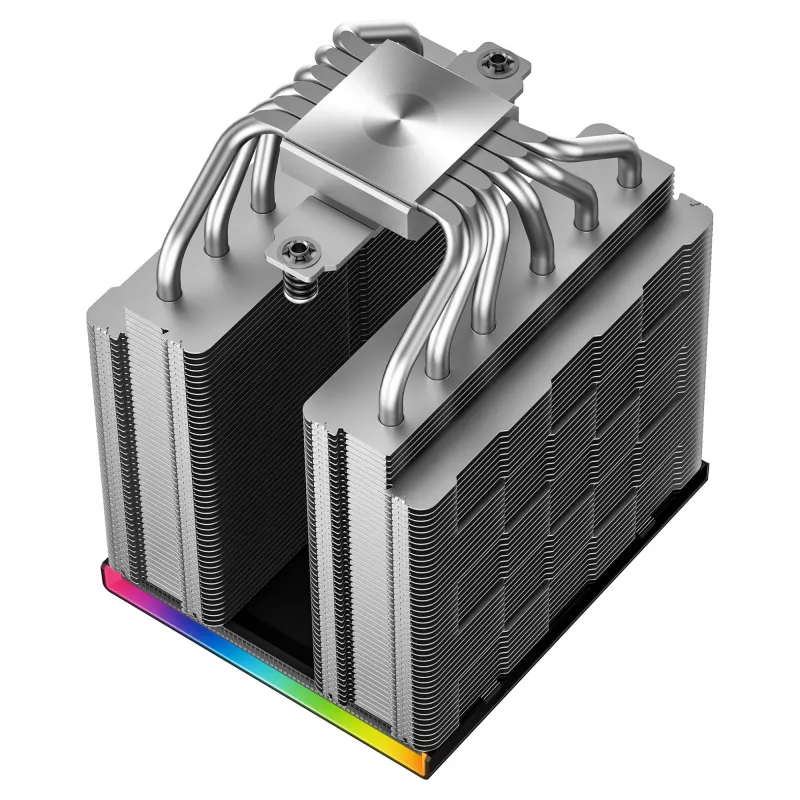 CPU-Luftkühler DeepCool AK620 Digital SE, Dual-Tower, 6x Ø6mm Heatpipes, 2x 120mm PWM-Lüfter, RGB, Höhe 161 mm