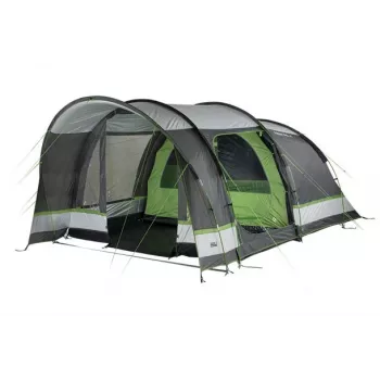 High Peak Brixen 5.0 Kuppelzelt 5 Personen Schwarz, Grün, Grau