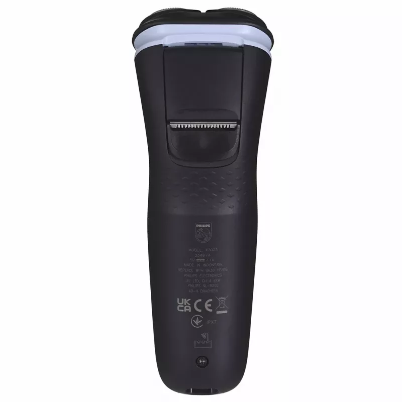 Elektrischer Rotationsrasierer Philips 3000X Series X3003/00 — 3-fach, nass & trocken, NiMH-Akku, 40 Min. Laufzeit