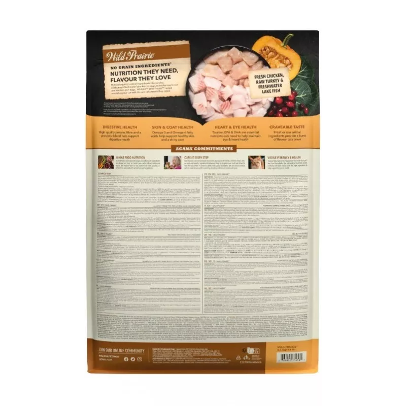 Acana Wild Prairie Cat - Trockenfutter für Katzen - 4,5 kg