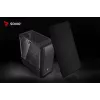 PC-Gehäuse SAVIO Noctis Flow — Cube Mini‑ITX/Micro‑ATX/ATX, 3x120mm vorne, 1x120mm hinten, 2x3,5 Zoll + 3x2,5 Zoll Einschübe, gehärtetes Glas