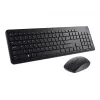 DELL Tastatur und Maus - KM3322W - Ukrainisch (QWERTY), Full-Size (100 %), Kabellos, RF Wireless, QWERTY, Schwarz, Maus enthalten