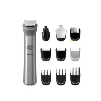 Philips All-in-One Trimmer MG5920/15 Series 5000, Stainless steel, 0.5 mm, 1.6 cm, 1 mm, Beard, Ear, Nose, Batterie
