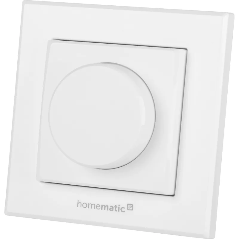 Lichtschalter Homematic IP HMIP-WRCR Dreh Weiß 55x55x27 mm