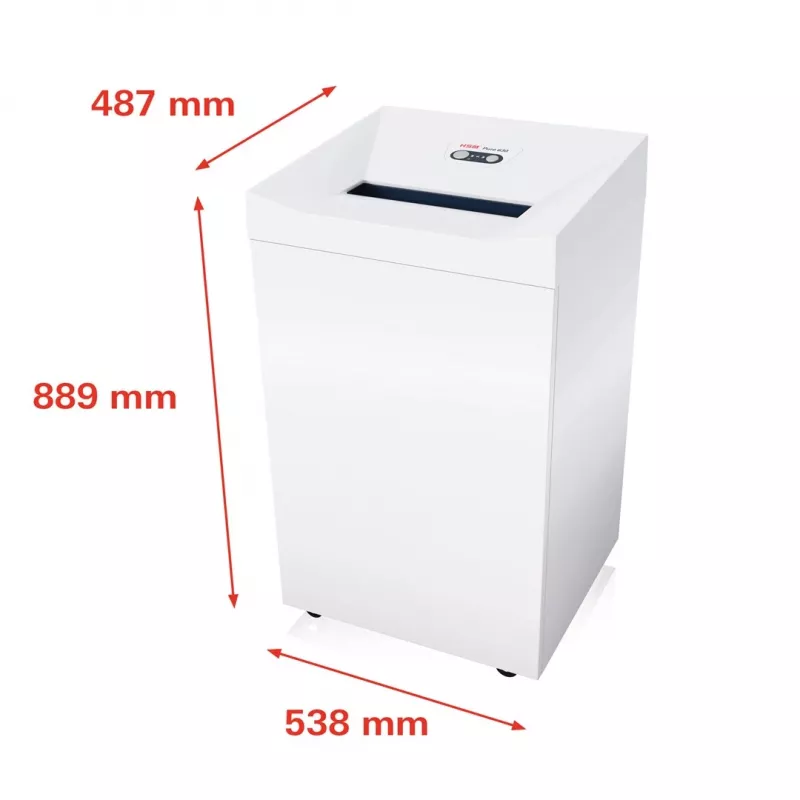 HSM Pure 630 Aktenvernichter, 130 l, 3,9 mm