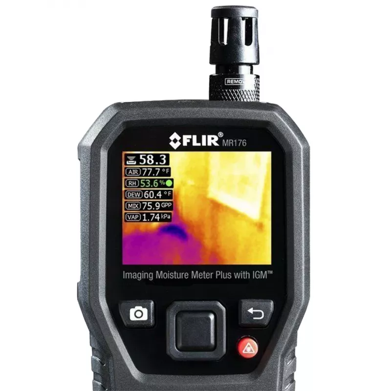 FLIR MR176 Hygrometer/Psychrometer Innenraum Elektronisches Hygrometer Schwarz