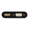 HDMI-zu-VGA-Adapter GEMBIRD A-HDMIM-HDMIFVGAF-01, HDMI-Stecker auf VGA-Ausgang, 0,15 m, schwarz