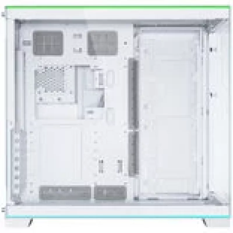 Lian Li O11D EVO RGB + TRYX PANORAMA SE ARGB Komplette Flüssigkeitskühlung - Weiß, 360 mm