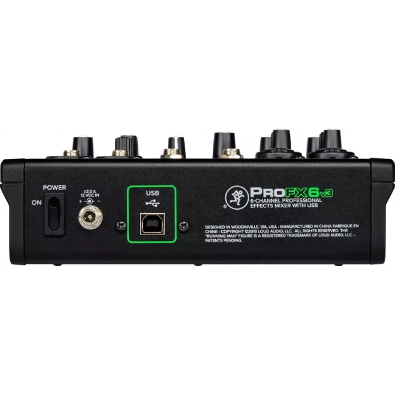 Mixer Mackie ProFX6v3 kompakter 6-Kanal-Analogmixer mit USB-Schnittstelle