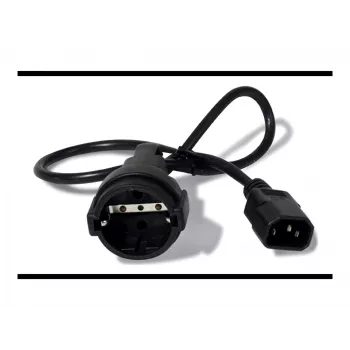 APC AP9880 Stromkabel Schwarz 0,6 m C14-Kupplung CEE7/7