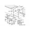 Einbau-Elektro-Backofen Bosch HBG537FB4 mit 71 L Fassungsvermögen, 4D-Heißluft, EcoClean, Grill, Thermometer